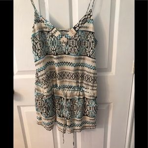 Rory Beca 100% silk romper! Size M